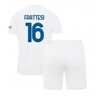 Inter Milan Davide Frattesi #16 Bortaställ Barn 2023-24 Korta ärmar (+ Korta byxor)